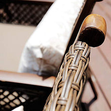 Set di Mobili da Giardino per Esterni, 5 Pezzi per La Casa Set di Conversazioni per Sedie di Vimini Set per Tutte Le Stagioni Combinazione di Mobili in Legno da Giardino in Rattan da Giardino