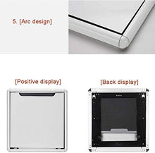 4cm Ultra sottile Sedia da parete invisibile Pieghevole Sgabello da bagno Sgabello Damping Sedia da parete a soffitto in acciaio a freddo Sgabello che cambia sgabello adatto per portico / camera da le