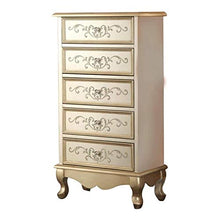 UNU_YAN Moderna semplicità Painted Cassettiera con Maniglie in Metallo, Grande unità di archiviazione, Legno, Oro, 53.5X30.3X103cm