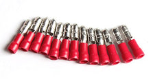 SaySure - 100X 4MM Red Insulated Female Male Bullet Butt Connector