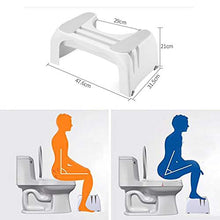 Niduo Bear Home Toilet Poggiapiedi, Bagno Step Up Sgabello Plastica Step Step Sgabello Antiscivolo Fornisce Sollievo dalla Stitichezza E dal Gonfiore,Giallo
