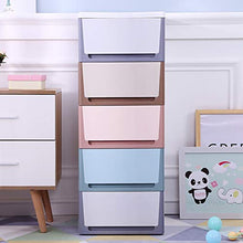 CaoQuanBaiHuoDian Guardaroba Semplice Multiple-Purpose plastica cassetti 5 cassetto dell'organizzatore di immagazzinaggio for i Vestiti da Letto Sala Giochi Design Robusto e Stabile