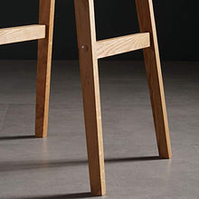 XIAOQIAO Sgabelli da Bar, sgabelli Alti ad Altezza Fissa 79 cm, Materiali in PP rispettosi dell'ambiente e Gambe durevoli in Legno massello, sedie da Cucina per la Colazione
