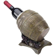 ASDFY Portabottiglie in Resina a Forma di Botte Soggiorno Armadietto da Vino Decorazione da Tavolo Portabottiglie Bar Pratico Arredamento Interno Portabottiglie