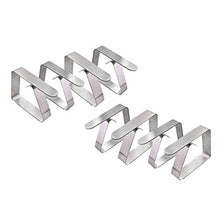 Harilla 8Pcs Clip di Copertura per Tovaglie Morsetti Steel Grip Party Picnic Restaurant Bar 6.5cm