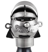 Brubaker Titolare Bottiglia di Vino Supporto Vigile del Fuoco Oggetto Decorativo Metallo con Biglietto d' Auguri per Vino Regalo