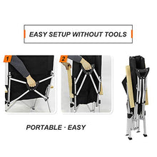 DYCLE Sedia da Giardino Pieghevole Lettini ergonomici, Tessuto Oxford 600D Impermeabile e Traspirante Terrazza Rilassante Lettino reclinabile, Portata Massima 120 kg