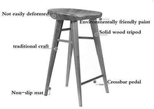 WRJY Sedia da Bar in Legno, seggiolone Sgabello da Bar per Il Tempo Libero all'aperto Adatto per la Cucina della Sala da Pranzo 0111 (Colore: B, Dimensioni: 55 cm)