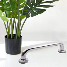 Binchil - Maniglia per vasca da bagno, in acciaio inox, con supporto per doccia, 30 cm