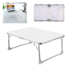 HHTX Tavolo da Campeggio Pieghevole con Maniglia per Il Trasporto, Tavolo da Picnic Portatile Pieghevole in Alluminio per Esterni, Cucina Interna, Feste da Giardino, Barbecue Compatto, Tavolo da