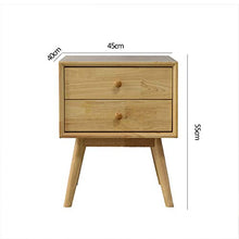Comodino Mini Legno massello Nordic Moderno Minimalista Piccolo Appartamento Rovere Armadio Camera da Letto Armadio FANJIANI