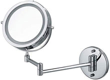 Specchio per il Trucco a Parete da 7 Pollici Trucco per Trucco a vanità 5 X 5 ingranditore (Color : Silver, Size : 7 Inches 5X)