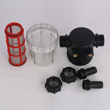 Almencla Rondella di Pressione Filtro Acqua in Linea 20mm Tubo 100 Ingresso Rete Mesh Connessione Rapida