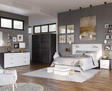 Marchio Amazon - Movian, testiera in stile moderno, modello Kolva, 2,2 x 160 x 110 cm, con stampa "Mr & Mrs"