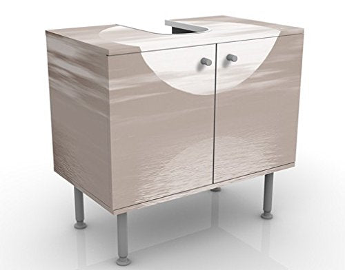 Apalis Design Vanity Sunrise 60x55x35cm, piccolo, 60cm di larghezza, regolabile, lavabo, mobiletto da bagno, mobile di base, bagno, stretto, piatto