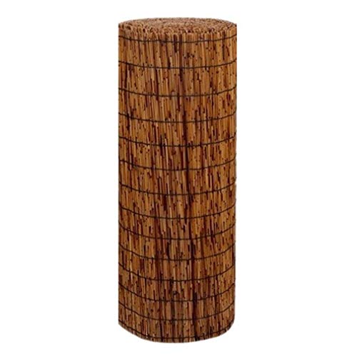 DX Paravento per ance Naturale/Pannello per Schermo privato da Giardino/Stuoia per Recinzione sbucciata/Schermatura per schermatura a Parete, Bordo per Privacy per casa/Balcone/terraz