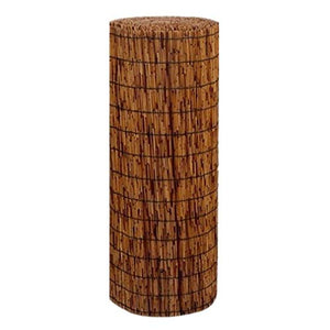 DX Paravento per ance Naturale/Pannello per Schermo privato da Giardino/Stuoia per Recinzione sbucciata/Schermatura per schermatura a Parete, Bordo per Privacy per casa/Balcone/terraz