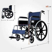 Carrozzine Semoventi, Trasportabili da Viaggio Portatile, Pieghevole Traspirante Cuscino Multifunzione Antiscivolo Assorbimento degli Urti Resistente all'Usura Trolley per Anziani Disabili Senior A