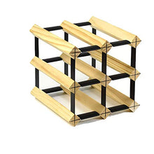 YWYW Portabottiglie per Vino in Legno massello Ornamenti per portabottiglie per Vino Cantina per Vini Ristorante Domestico (Dimensioni: 22 8 × 23 5 × 22 8 cm)