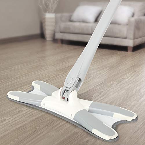 SSAYY Spray Mop Mop Lavamani Manuale Gratuito per La Pulizia della Casa Mop Tipo X con Utensili in Microfibra per La Pulizia della Cucina