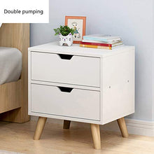 Comodino Bianco Addensare Studio delle Famiglie Locker Camera dell'Assemblea Doppio pompaggio di Legno Solido Bagno Soggiorno Corridoio Multifunzione 40X30X50cm FANJIANI