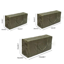 SWECOMZE - Custodia protettiva per cuscini da giardino, con maniglia per il trasporto, per alberi di Natale (116 x 47 x 51 cm)