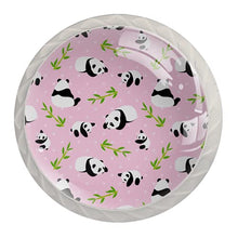Maniglie per cassetti Manopole per cassetti Manopole rotonde Confezione da 4 per armadietto, cassetti, cassettiere, cassettiere ecc - Panda