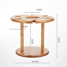 LHQ-HQ Vino Vino Rack di bambù cremagliera casa Soggiorno Vino Rack Display Stand Soggiorno Cucina Calice cremagliera a Testa in Giù