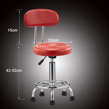 Sgabello Sedie Bar Barstools Contro il tempo libero girevole Bar Sedie sedile, Sgabelli Salon semplice altezza del metallo registrabile Alta bellezza con schienale Arredo bar Cucina ( Color : Blue )