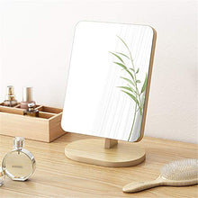 Specchi da Tavolo Antideflagrante -GDingQ Rettangolo di legno a Specchi, in stile giapponese trucco Desktop Mirror Semplicità alta definizione bellezza Specchi portatile Piccolo trucco Specchi Specchi