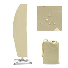 WingFly Copertura per Ombrellone, Onbrellone da Giardino, Coperture per Esterno, Impermeabile Traspirante 210D Poliestere Resistente alla Protezione per Ombrellone da Giardino (265CM, Beige)