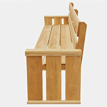 FAMIROSA Panchina da Giardino 160 cm in Legno di Pino Impregnato