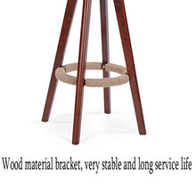 WDX- Bar Stool Bar Stool Moda Creativa Bar Chair Casa Schienale Alto Seggiovia Bar Stool Rotante ad Alta Sgabello Sgabello Colazione Ristorante Ascensore Sgabello Confortevole (Color : Brown-a)