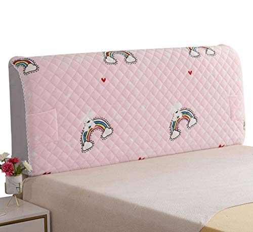 HDGZ Fodera Elastica Protezione Copertura per Testiera per Letto Copri Testata Letto Elastico all-Inclusive Coperchio Europeo Soft Cover Lavabile Testata Letto (Color : L, Size : 190 * 60cm)