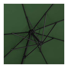 Uniprodo Ombrellone Decentrato Ombrello da Giardino Uni_Umbrella_2R300GR (Verde, Rotondo, Ø 300 cm, Girevole)