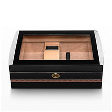ZYING Cigar Box Cigar Humidor for Circa, con igrometro e umidificatore in Legno Scatola di sigari