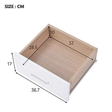 WGYDREAM Comodino Comodino Bianco con 3 Cassetti Comodino Comodino in Rovere Comodino con Maniglie in Metallo E Mobili per Camera da Letto con Corridori