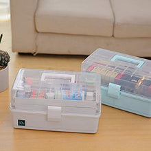ZUJI Armadietto Medicinali Multi-Strato Scatola per Medicinali Medica Cassetta di Pronto Pillola Stoccaggio Astuccio