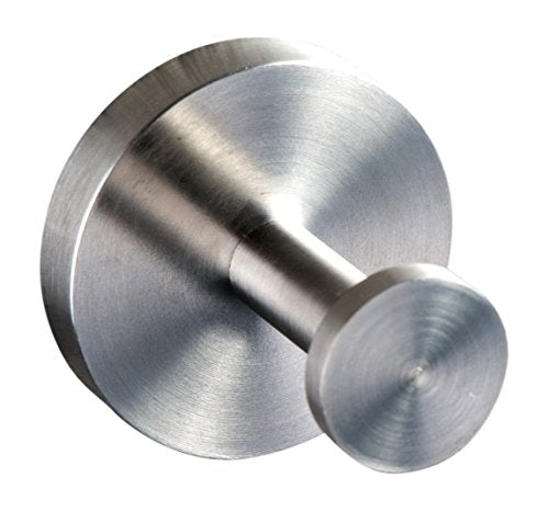 Ambrosya® | Scaldasalviette Esclusivo in Acciaio Inox | Asciugamano Gancio Appendiabiti (Acciaio Inossidabile (Spazzolato))