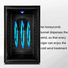 Cigar Humidor Dispositivo Di Raffreddamento Built-in Legno Di Cedro A Tre Strati Regolabile Temperatura Cigar Cabinet Idratante Governo In Grado Di Ospitare 400 Surface Acciaio Inossidabile Decorativo