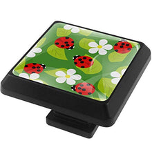 Coccinella floreale 3 PCS Pomelli per Porta, Pomolo per Mobile, Pomelli per Mobili con Viti, Maniglia per Armadietto, Pomelli per Porta, Pomelli per Cassetti per Porta, Armadio, Cassetto e Credenza