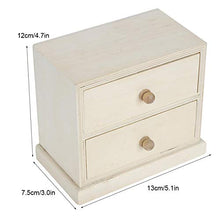 Asixxsix Organizer in Legno, con cassettiera da scrivania, utile ed Elegante Pratico per Documenti da Ufficio Organizer per Gioielli