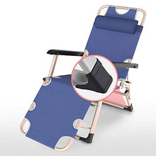 FUFU Sedie a Sdraio Lounge Chair, Sedia Pieghevole Home Lazy Lunch Break Chair Poltrona Chair Nap Nap Lounge Chair Tempo Libero Simple Chair 86 * 47 * 89cm Pieghevoli