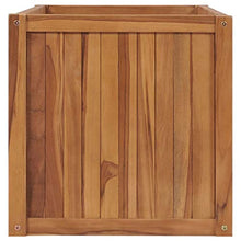 Letto Rialzato 100x50x50 cm in Legno Massello di Teak