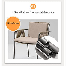 Household items Combinazione di Tavolo e Sedia per Esterni, Tavolo e Sedia in Rattan per Il Tempo Libero, Set di mobili da Giardino, Tavolo da Pranzo e Sedia per Balcone, Tavolo da bistrot e Sedia