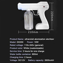 Macchina per Nebulizzazione Automatica con Atomizzazione A Luce Blu 800ML Nano Spray - Spruzzatore Elettrico per Macchina per Nebulizzatore Portatile Portatile A Pistola