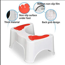 LZL Sgabello WC Sgabello Toilette vasino vasto Vaso Sgabello di aiuti Squat Sgabello adeguato Postura igienica per la Salute Vasino Tozzo (Color : White, Dimensione : Conventional)