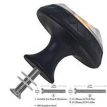 Set di 4 maniglie rotonde per armadio da cucina, credenza, cassettiera, cassettiera, con viti, per cucina, comò, armadietto, bagno, armadio