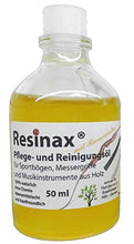 Resinax Detergente per arco sportivo e strumenti musicali in legno, clean and Polish, biologico
