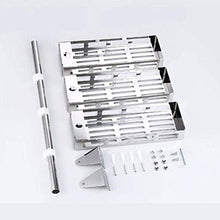 DXMRWJ Portasciugamani Mensola angolare Girevole per Bagno Mensola Girevole Regolabile a 3 Livelli per Cucina 60 cm / 23,6 Pollici Foratura 02.01